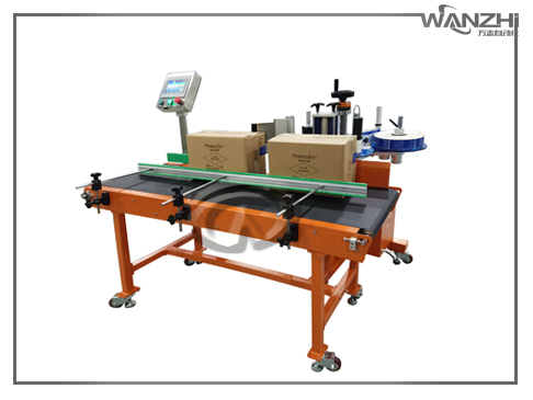 紙（zhǐ）箱貼標機（jī）_拐角貼標機_物流電商紙箱貼標機_快遞單貼標機_貼（tiē）標機廠家