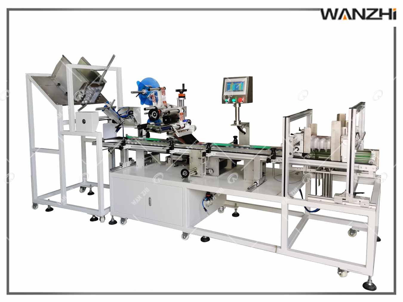 全自動上下料平麵貼標機, 全自動雞蛋盒貼標機廠家, 全自動貼標（biāo）機（jī）機械手自動上（shàng）下料