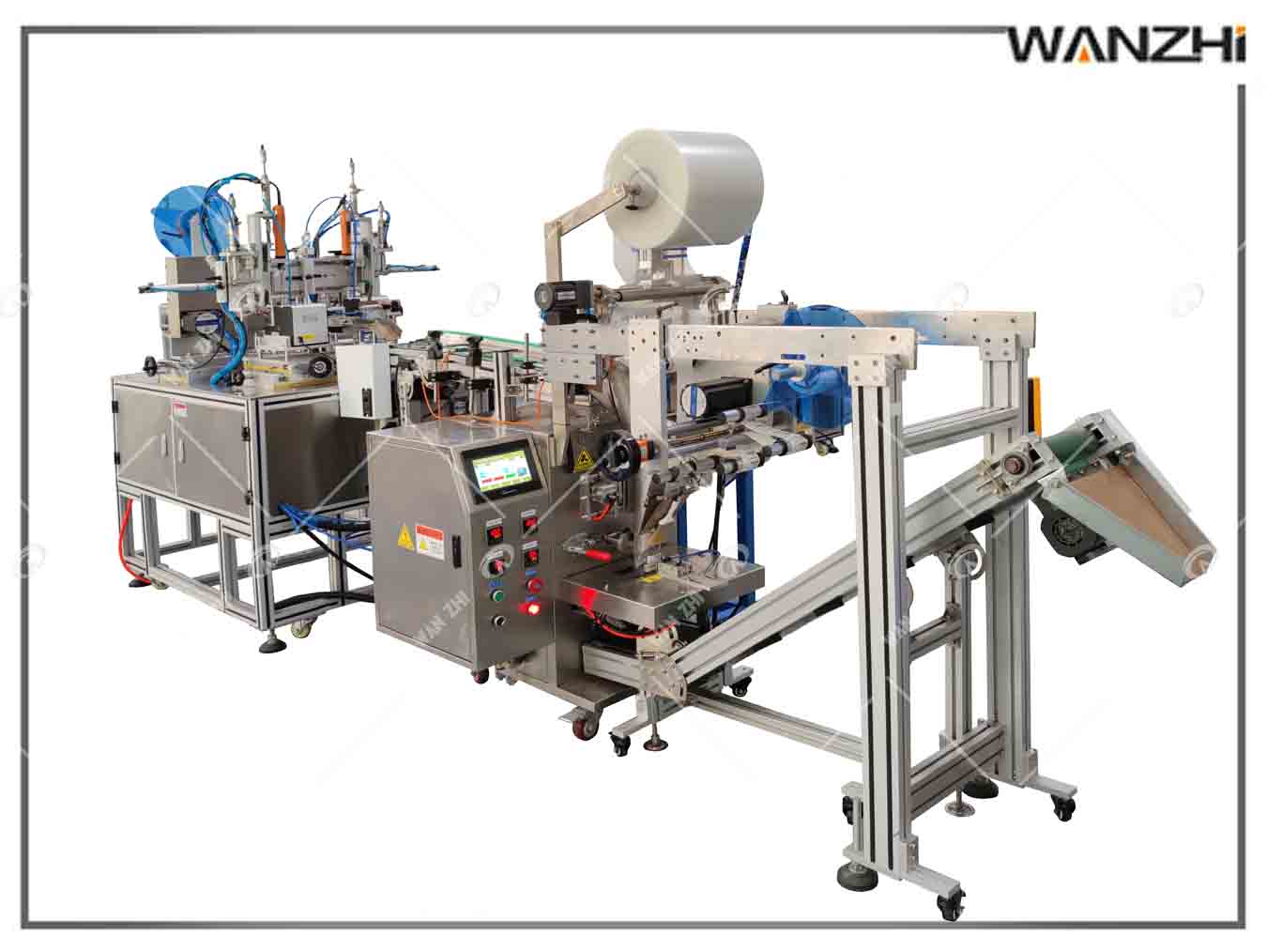 自動組裝貼標機廠家,貼標裝袋封口（kǒu）包裝（zhuāng）生產線,自動組裝貼標設備