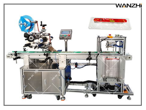 水果盒貼（tiē）標（biāo）機,塑料盒貼標機,自動貼標（biāo）點（diǎn）數收料一體機
