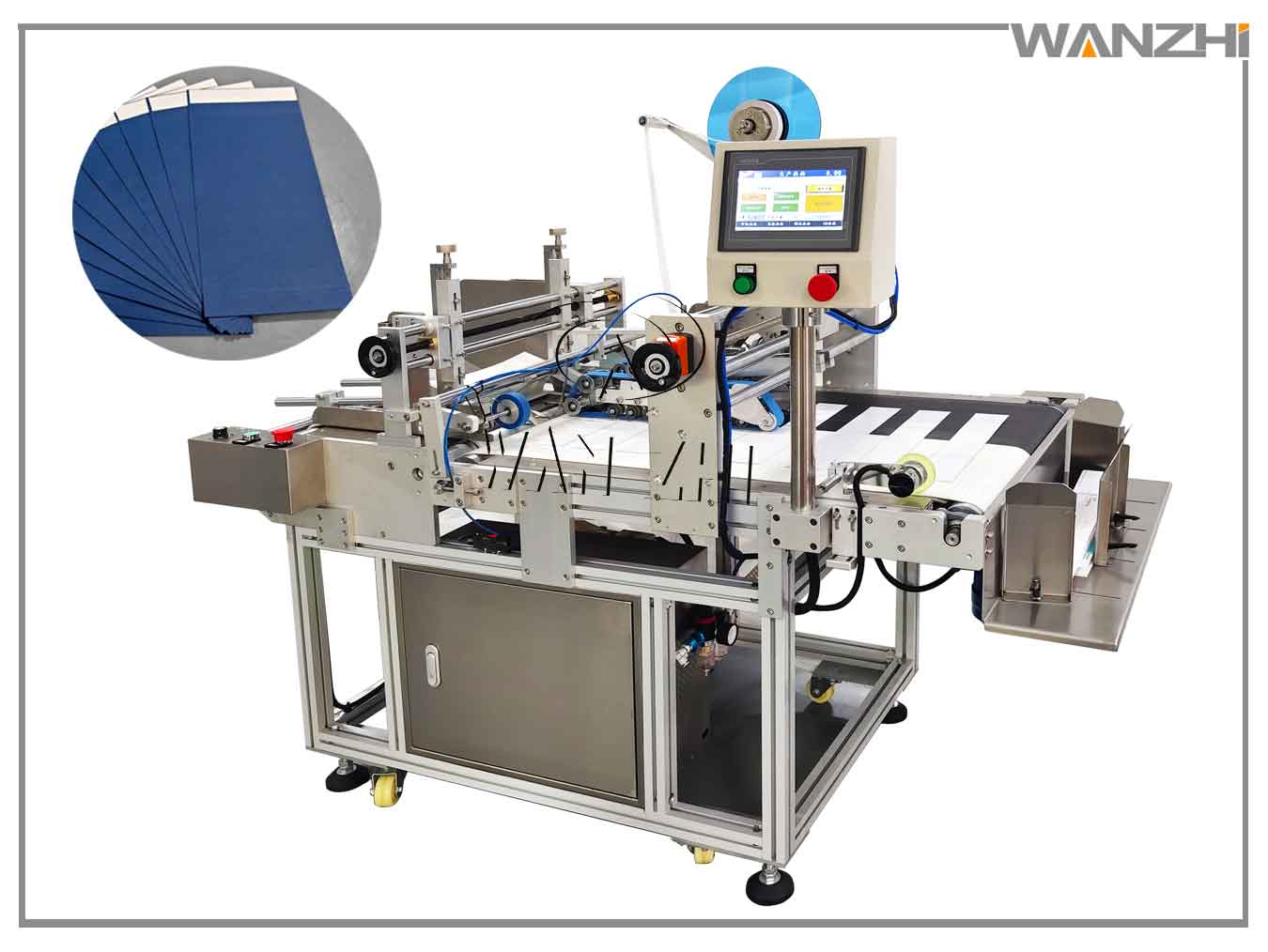 腰封貼雙麵膠機,自動貼雙（shuāng）麵膠（jiāo）機,貼膠機,貼雙麵膠機廠家