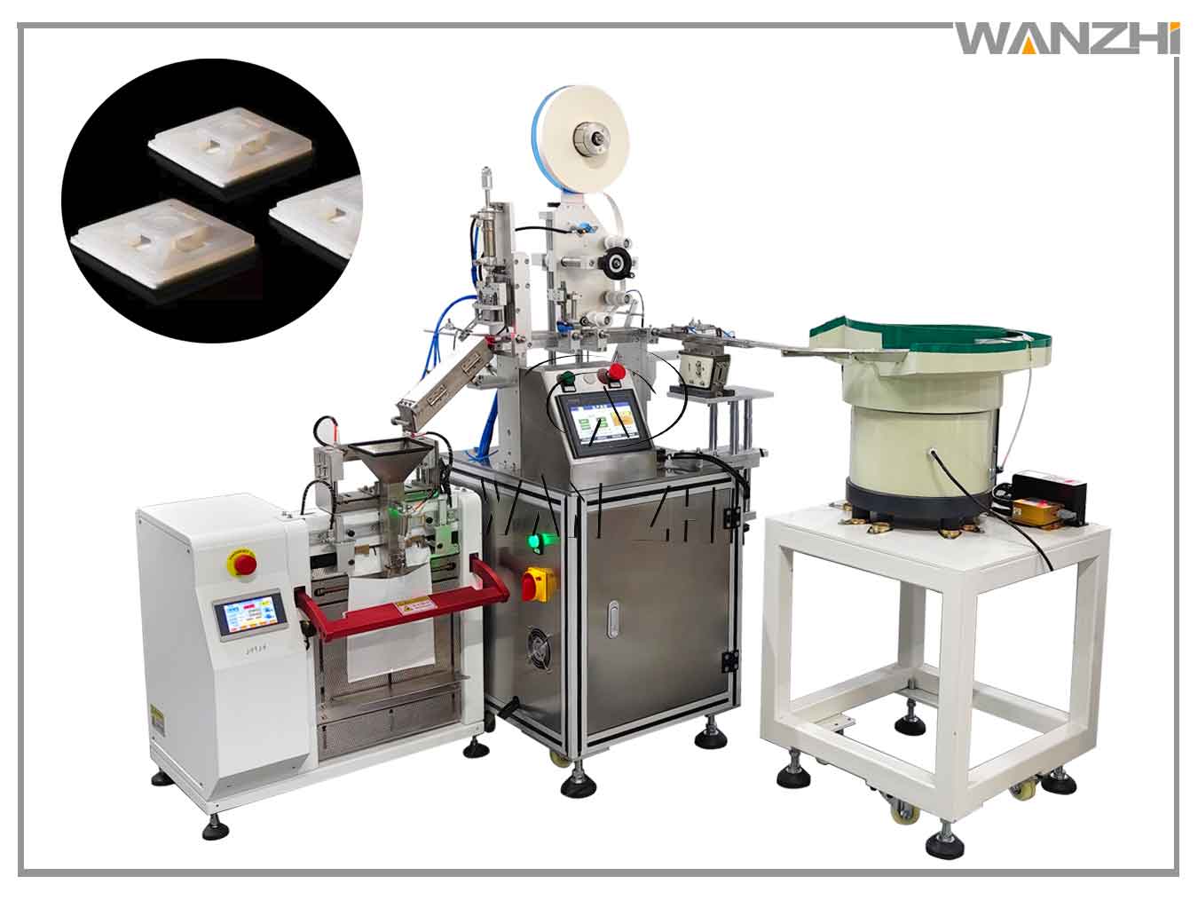 自動貼膠機,自動分料覆膠包袋機,貼（tiē）膠機,貼膠帶機